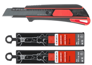 WÜRTH Nóż uniwersalny z 23 ostrzami 18 mm