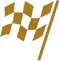 Gold flag